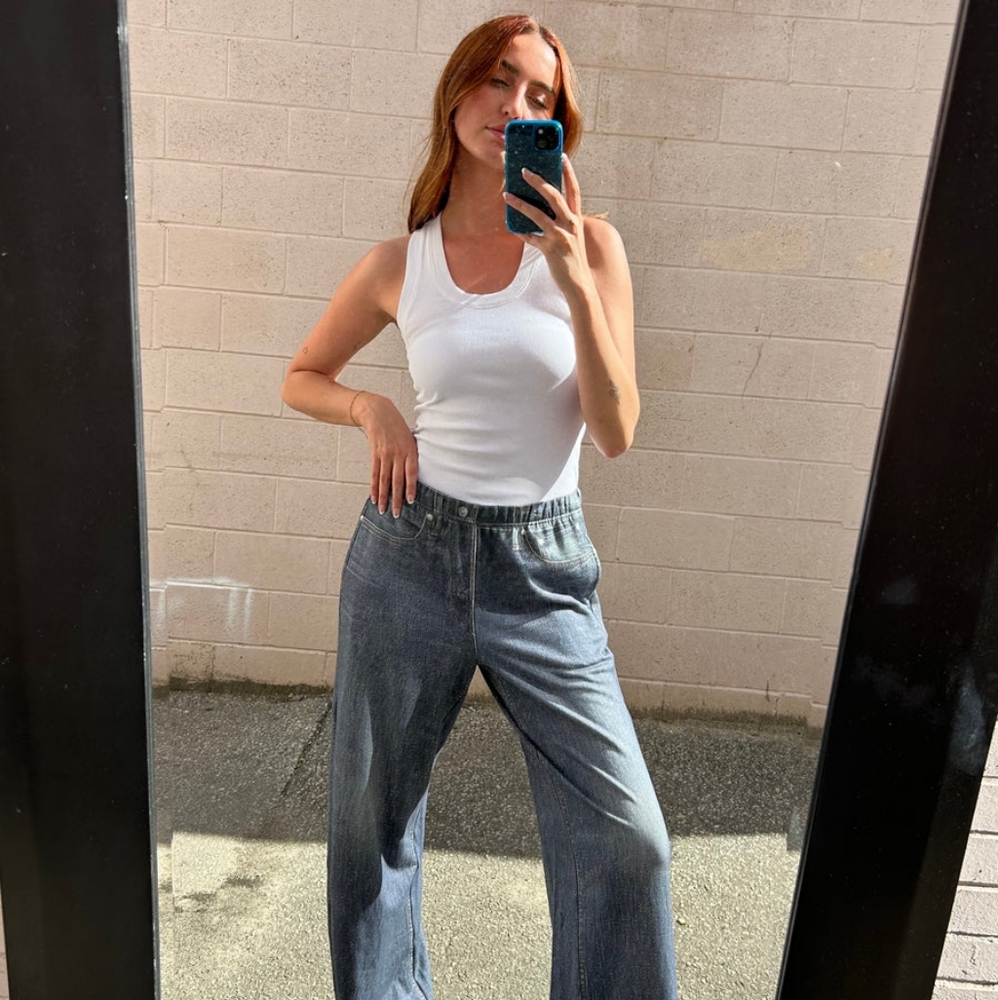 Luxury Denim Sweatpants